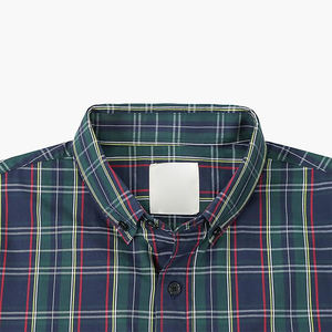 Camisas de Vestir Casuales de Manga Larga de Franela 100% Algodón de Alta Calidad con Diseño Impreso Personalizado, Transpirables y Ecológicas - Product Image 3