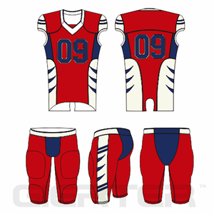 Maillot de football américain unisexe pour adultes, respirant, à manches courtes, imprimé personnalisé, 100% polyester, protection UV, devant - Product Image 3