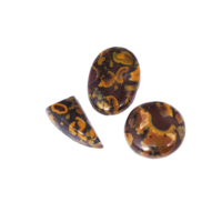Seltener Mehrfarbiger Ajoobalit Cabochon Natürlicher Freiform-Edelstein Designer Flachback-Edelstein für DIY Handgefertigten Schmuck