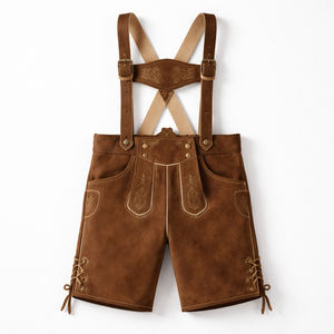 Lederhosen de Cuero Genuino al por Mayor con Logotipo y Etiquetas Personalizadas - Fabricante OEM para Pedidos al por Mayor para Hombres - Product Image 5