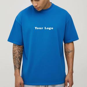 T-shirts amples pour hommes, grande taille, à épaules tombantes, imprimés, écologiques, respirants, en polyester/coton - Product Image 4