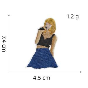 Custom Embroidery Patch Wholesale Floral Threadwork <b>Badge</b> for Jackets Hats Shirts Backpacks Clothing Decorative Iron On <b>Sew</b> On - Product Image 5