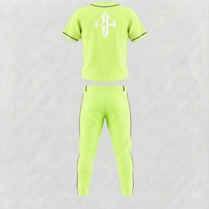 Ensemble de baseball pour hommes, matière 100% polyester, col en V de haute qualité, impression par transfert par sublimation par RIVIAN ATLANTIC - Product Image 3