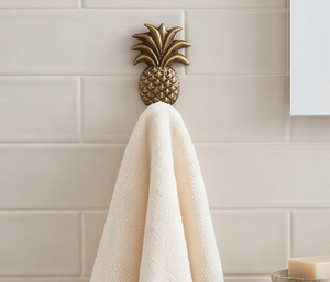 Artisanal Pineapple Shape Metal Wall <b>Hook</b> Durable Material <b>With</b> Elegant Finished Perfect For Towels And Door Hanging Display - Product Image 6