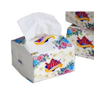 Pañuelos Faciales al por Mayor OEM/ODM, 300 Hojas, Tamaño Pequeño, Empaque Personalizado, Color Blanco, Fabricante de Vietnam - Product Image 1