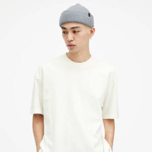 Camiseta de manga corta para hombre, estilo streetwear, 100% algodón, con parche bordado desgastado, corte holgado. - Product Image 2