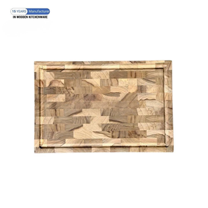 Handmade Wooden Rectangle Cutting Board For Kitchen Use - Product Image 3