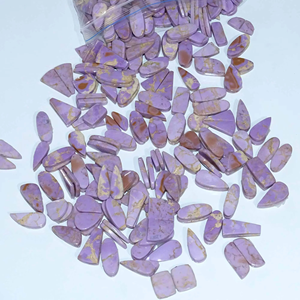 Par de Cuarzos Fosfosiderita Naturales, Gemas Sueltas en Cabujón, Calidad Superior, 10-30mm, Tamaño Personalizable, Precio al por Mayor para Joyeros - Product Image 2