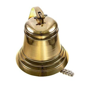 Vintage Nautical <b>Bell</b> <b>Brass</b> Marine Ship <b>Bell</b> For Coastal Decor Maritime Collectors Sailors Home Office And Nautical Display - Product Image 4