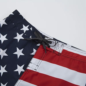 Shorts de bain décontractés pour hommes en polyester de qualité supérieure avec taille élastique, respirants et à séchage rapide - Product Image 4