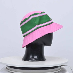 Premium Quality Custom Logo Bucket Hat <b>Sun</b> Protection Comfort Cotton Canvas Summer Casual Unisex Boonie Hat With Rainbow <b>Strip</b> - Product Image 2
