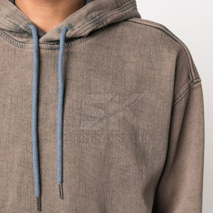 Sudaderas con Capucha para Hombre con Lavado Ácido, Venta Directa de Fábrica 2026, Sudaderas con Capucha con Lavado Ácido Sólido y Logotipo Personalizado para Hombre - Product Image 5