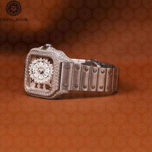 Charm Jewels Luxury Stainless Steel <b>Watch</b> 38mm Round Dial Sapphire Crystal Quartz Movement Women Fashion Design - Product Image 2