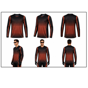 Vêtements de motocross personnalisés en sublimation, grande taille, pour VTT, descente, motocross, haute visibilité, maillot de motocross - Product Image 6