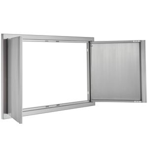 Porta di Accesso BBQ a Incasso in Acciaio Inox 36W X 21H Pollici per Cucina Esterna, Accessori per Mobili a Muro - Product Image 5