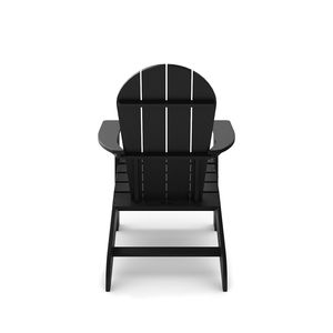 Sedia Adirondack Premium Nera in Polimero HDPE per Elegante Giardino, Patio e Piscina - Product Image 2