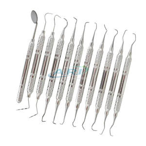 Kit de Instrumentos de Profilaxis, Herramientas de Higiene Dental para Práctica Clínica, Kit de Instrumentos de Profilaxis de Acero Inoxidable - Product Image 5
