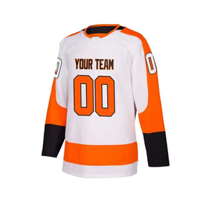 Camiseta de Hockey sobre Hielo Personalizada para Hombre, Cuello en V, Manga Corta, Impresión por Transferencia de Calor, Nombre del Equipo 23, Color Granate Dorado, Transpirable y que Absorbe la Humedad - Product Image 2