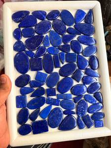 Pierres précieuses de lapis-lazuli les plus vendues, couleur bleue naturelle, pour bijoux, décorations et artisanat, disponibles au prix de gros - Product Image 5