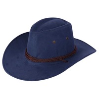 Sombrero de Vaquero Unisex de Lana de Alta Calidad con Corona Alta y Ala Ancha para un Estilo Occidental Audaz, Ideal para Viajes y Pesca