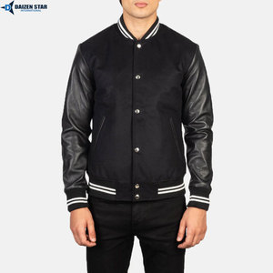 Chaquetas Varsity Personalizadas al por Mayor, Chaquetas Letterman con Bordados y Parches, Uniformes Escolares - Product Image 4