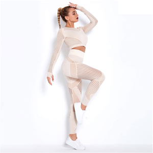 Conjuntos de Yoga de Marca Privada con MOQ Bajo, Ropa Deportiva Acanalada al por Mayor, Entrega Rápida, Conjuntos de Yoga al por Mayor, Ropa Deportiva de Alta Gama - Product Image 2