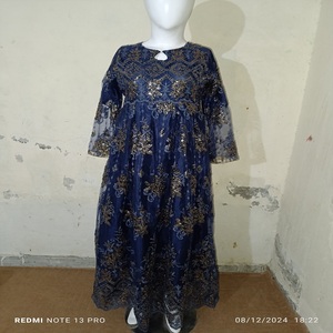 Traje Anarkali para niñas con dupatta Heavy últimos diseños bordado ropa de fiesta vestido largo trajes paquistaníes en todo el precio de venta - Product Image 6