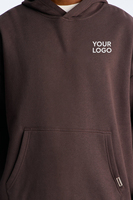Sweat à capuche unisexe pour homme de haute qualité, en coton épais, coupe oversize, imprimé personnalisé, avec perles