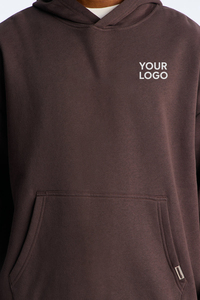 Hoodie High Quality Men Casual Pullover Unisex Heavyweight Cotton Oversize Custom Print Hooded Black Men's Hoodies - Product Image 4