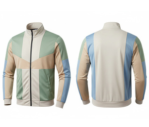 <b>Lightweight</b> Sublimation Full Zip <b>Jacket</b> <b>Running</b> and Fitness Wear Warm Breathable Quick Dry | Sizes Men Women Youth - Product Image 1