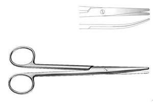 Tijeras Quirúrgicas Manuales Mayo Stille, Rectas y Curvas, de Acero Inoxidable Alemán, Reutilizables, Instrumento de Corte y Disección, con Certificación CE - Product Image 3