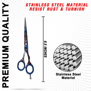 Ciseaux de coiffure professionnels de 7 pouces en acier inoxydable pour la coupe de cheveux à domicile – Vente en gros - Product Image 4