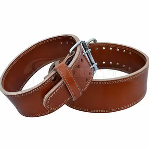 OEM Service Cheap Price Leather Powerlifting <b>Belt</b> Gym Fitness Back Support <b>Belt</b> 2026 Powerlifting <b>Belt</b> - Product Image 3