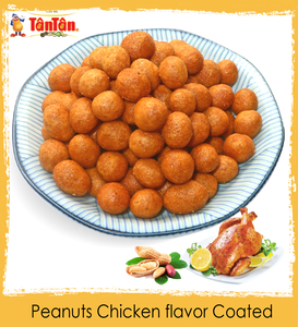 Cacahuètes enrobées aromatisées au poulet, collation croustillante et savoureuse pour la distribution au détail, les distributeurs automatiques et les marques de snacks - Product Image 2
