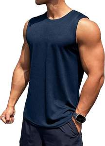 Camiseta Deportiva sin Mangas de Alta Calidad para Gimnasio y Fisicoculturismo, Transpirable, Absorbente de Sudor, Elástica y Acanalada para Hombre - Product Image 2