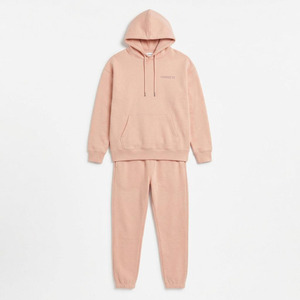 Hawk Eye Sports <b>Men's</b> Slim Fabric Fleece 300g Winter <b>Pullover</b> Hoodie Full-Length Button-Up Tracksuit Set Breathable - Product Image 6