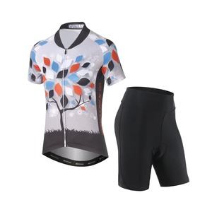 Tenue de cyclisme de haute qualité avec empiècements en mesh respirant, maillot de cyclisme et short rembourré pour l'entraînement quotidien - Product Image 6