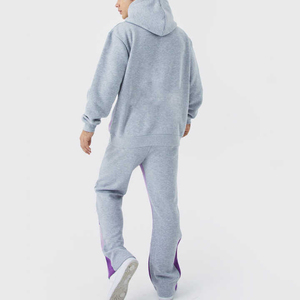 2026 Puff Printing Tracksuit for <b>Men</b> High Quality Terry Cotton Heavyweight Oversized Wide Leg <b>Pants</b> Sweatsuit for Winter - Product Image 2