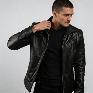 Wholesale Cheap Genuine <b>Leather</b> <b>Jacket</b> Sale Classic <b>Mens</b> Womens Fashion Coat Custom Design Bulk Order Factory Direct Supplier - Product Image 6
