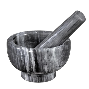 Mortero y Pilón de Mármol Natural Ecológico, Herramienta Manual para Moler en la Cocina - Product Image 2