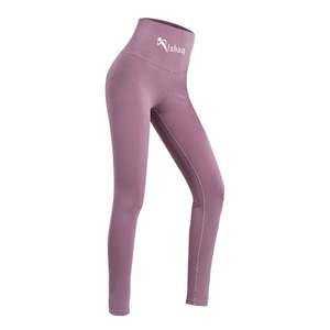 Leggings Ishaq de Cintura Alta, Color Gris Sólido, Deportivos, Elásticos, Transpirables, de Secado Rápido, con Control de Abdomen - Product Image 6
