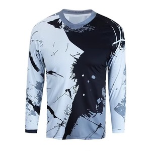 Maillot de cyclisme à manches longues personnalisé par sublimation, séchage rapide, extensible, fournisseur de vêtements de cyclisme VTT et route en provenance du Pakistan - Product Image 4