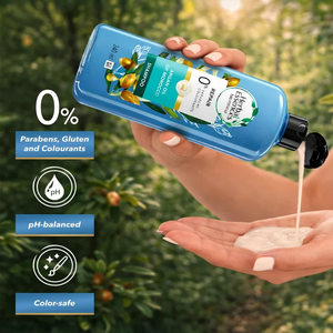 Champú para controlar la caída del cabello enriquecido con proteína de guisante y cafeína, formulado para fortalecer el cabello, reducir la rotura y añadir brillo. Natural. - Product Image 4