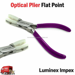 Pince optique à mâchoires en nylon, à embouts ronds et plats, outil de réglage de montures de lunettes - Product Image 6