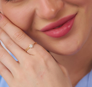 Anillo de Lujo con Diamantes Cultivados en Laboratorio, Certificados por IGI, Chapado en Oro Rosa de 14K, para Mujer, Joyería para Bodas y Fiestas - Product Image 6