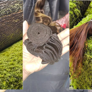 ผมต่อทำจากผมมนุษย์ขนมิงค์แท้ที่ยังไม่ผ่านกระบวนการผมดิบแบบ Remy ชาวอินเดีย - Product Image 1