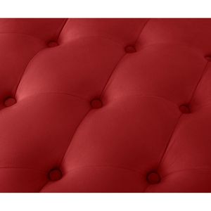 Sillón Reclinable de Madera Maciza Estilo Vintage, Tapizado en Terciopelo Clásico con Adornos de Tachuelas Plateadas y Botones - Product Image 3