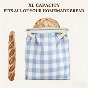 Sacs en coton écologiques pour l'emballage du pain, sacs réutilisables à cordon pour le stockage du pain, fournisseur en gros, service de logo personnalisé - Product Image 5