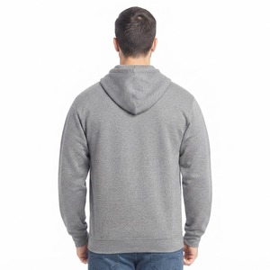 Sudadera con Capucha de Forro Polar Gris para Hombre, Corte Regular, Estilo Vintage Lavado, Color Sólido Informal, Manga Larga, Ropa de Invierno - Product Image 6