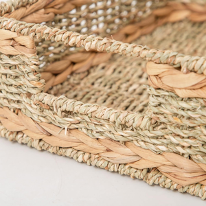 Cesta de Almacenamiento Rectangular de Jacinto de Agua y Pasto Marino a Precio de Mayoreo para Decoración del Hogar y Oficina, Hecha en Vietnam - Product Image 2